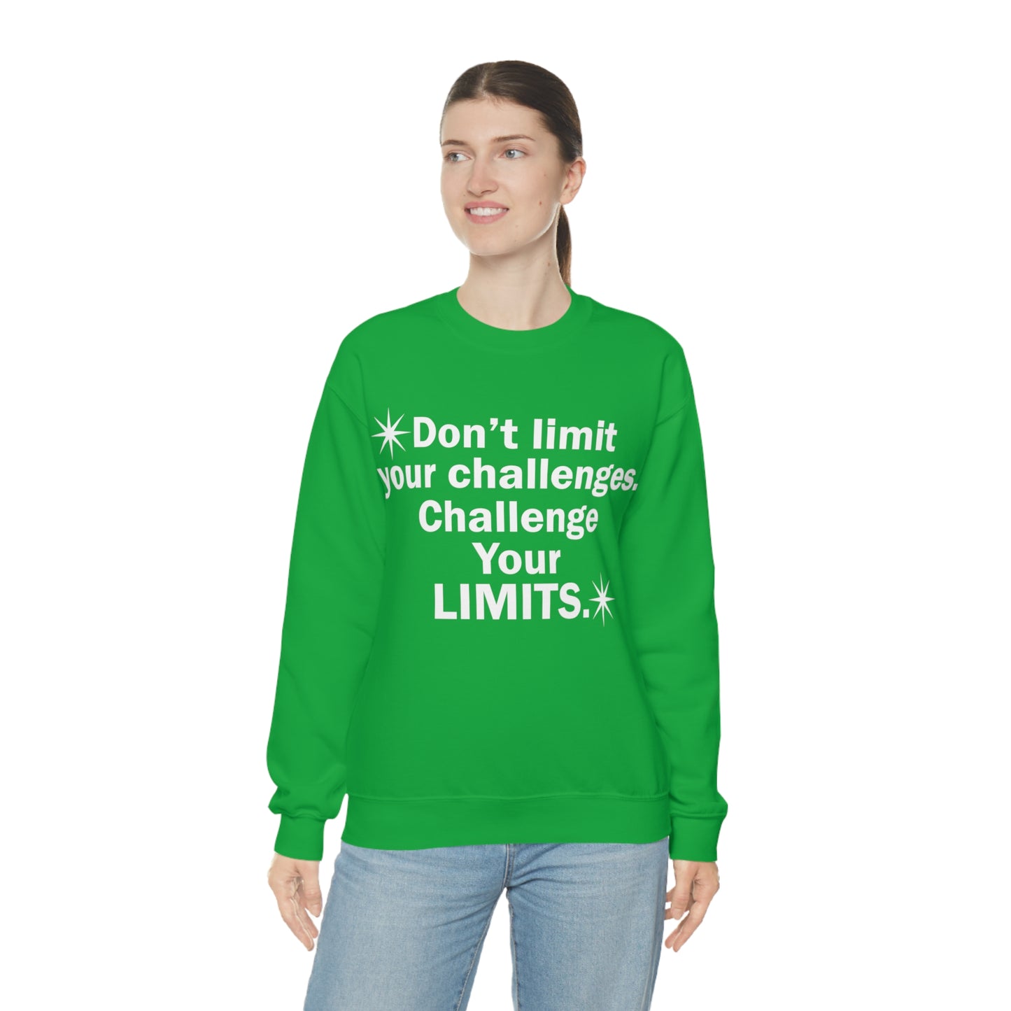 Challenge your limits Crewneck Sweatshirt