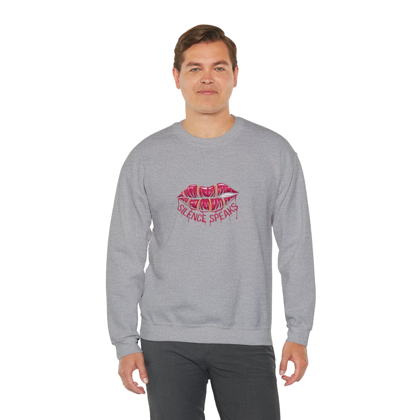 Silence Speaks Crewneck Sweatshirt