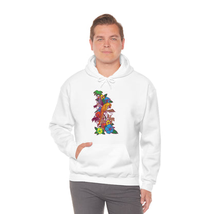 Parrot Jungle Floral Hoodie