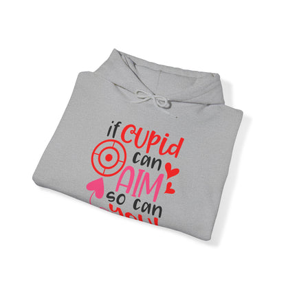 If cupid can aim so do you Hoodie