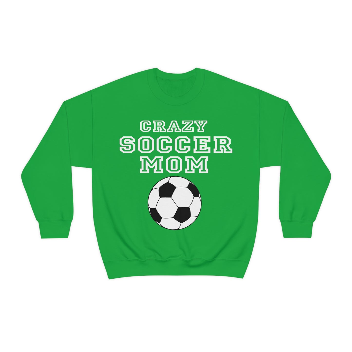 Crazy soccer mom Crewneck Sweatshirt