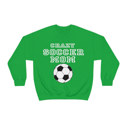 Crazy soccer mom Crewneck Sweatshirt