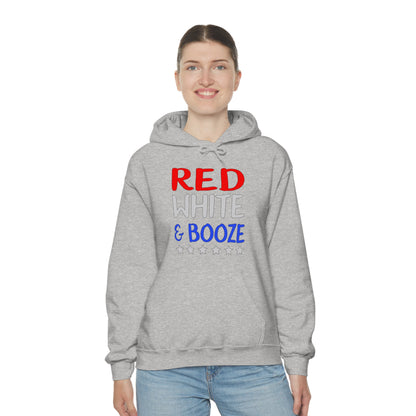 Red  White Booze Hoodie