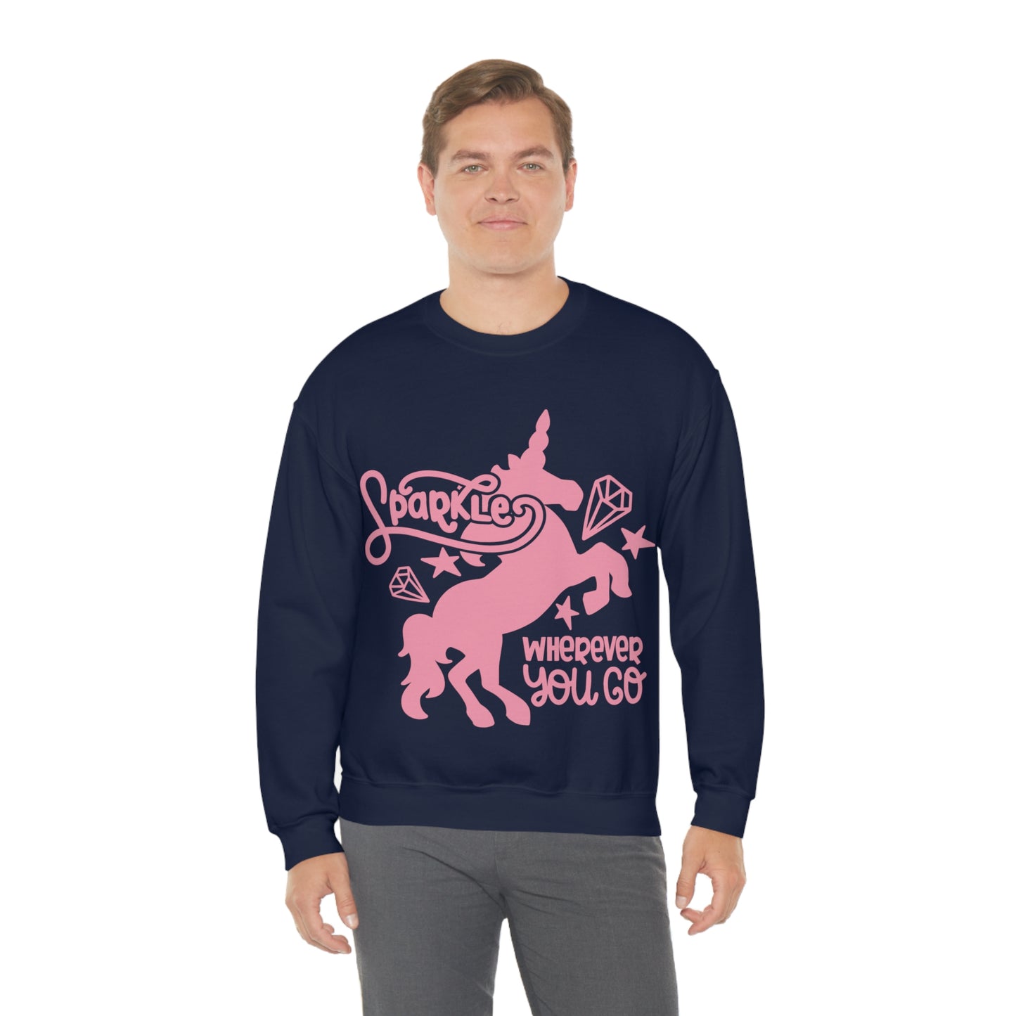 Sparkle unicorn Crewneck Sweatshirt