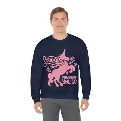 Sparkle unicorn Crewneck Sweatshirt