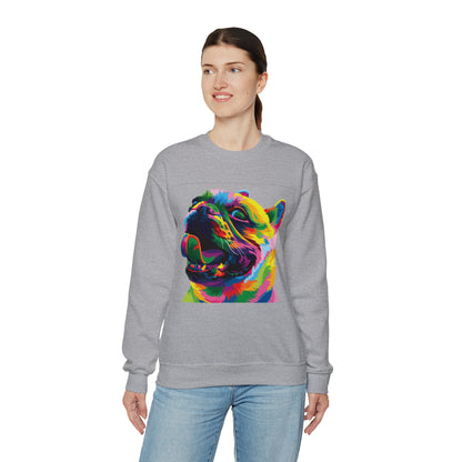 Colorful Dog Crewneck Sweatshirt