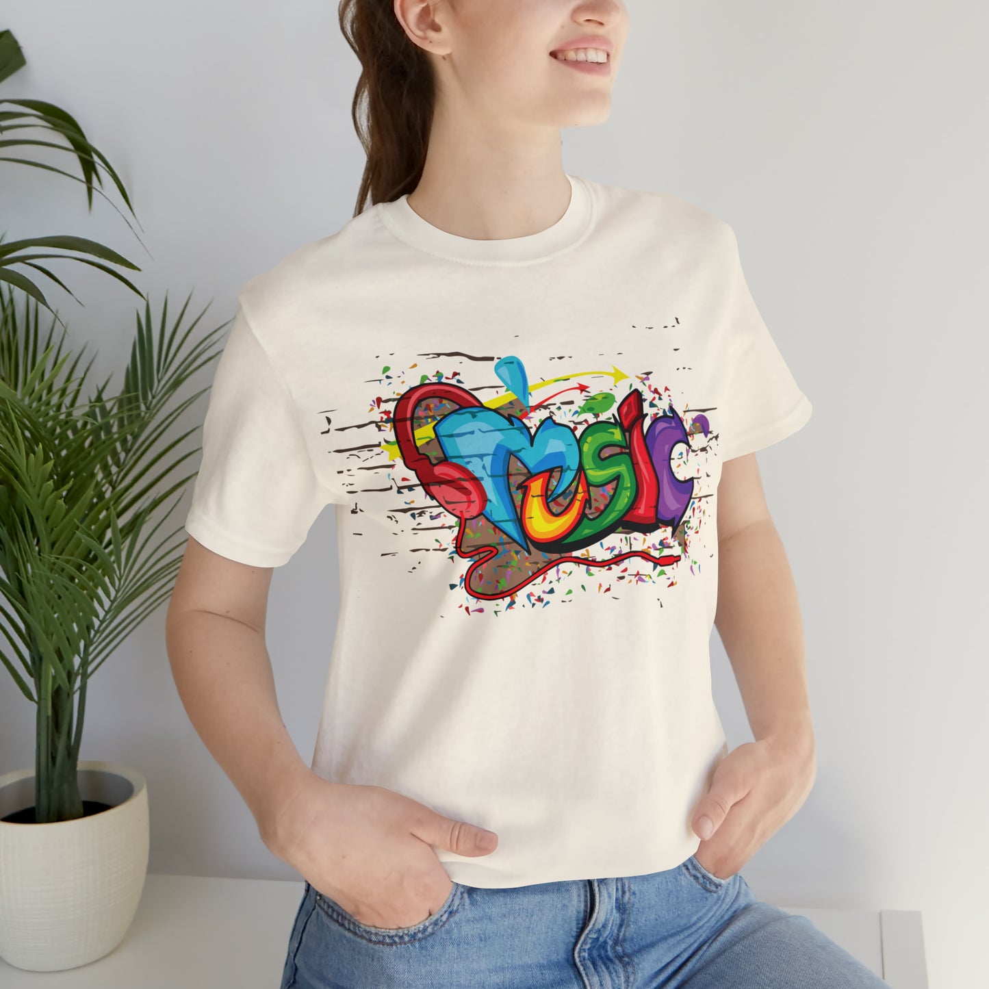 Music colorful graffiti T-Shirt