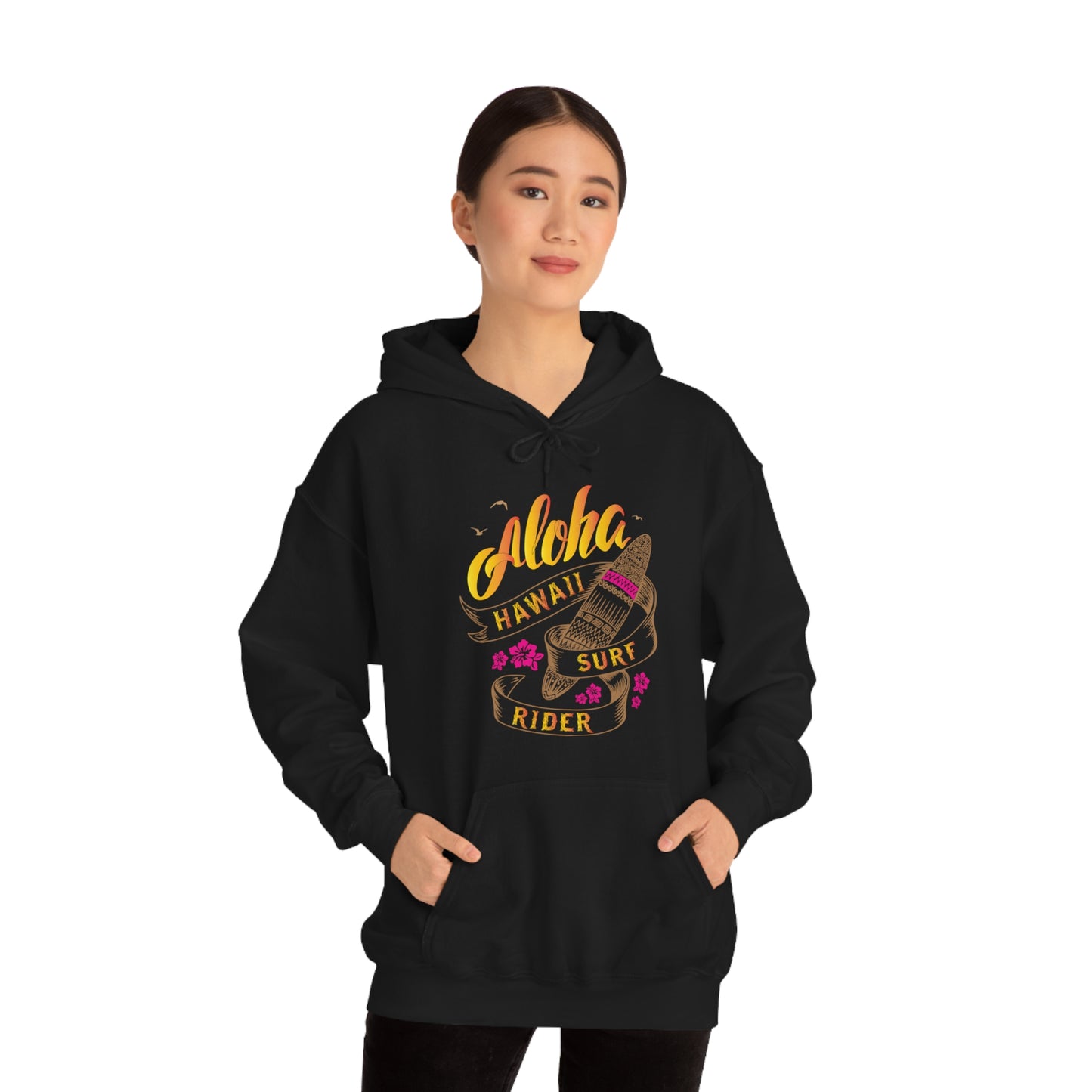 Aloha Hawaii Surf Rider Hoodie