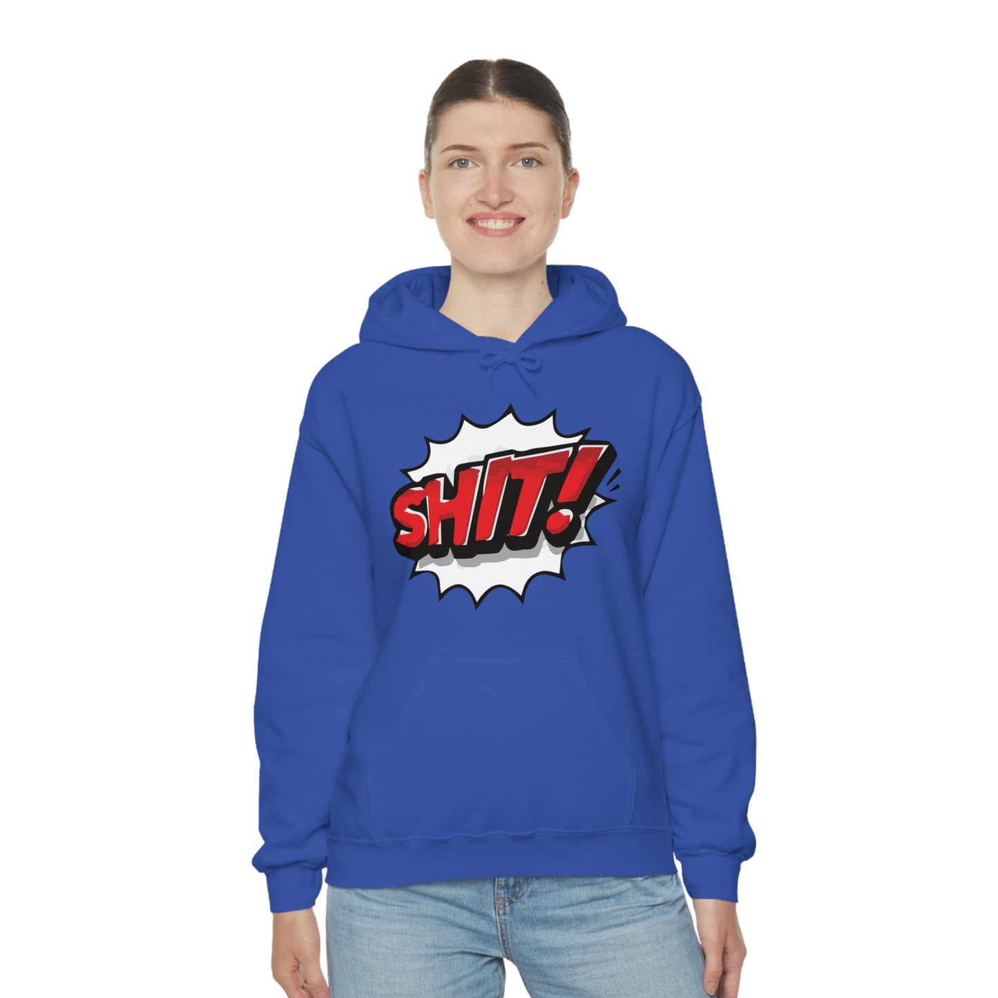 Shit! colorful graphic Hoodie