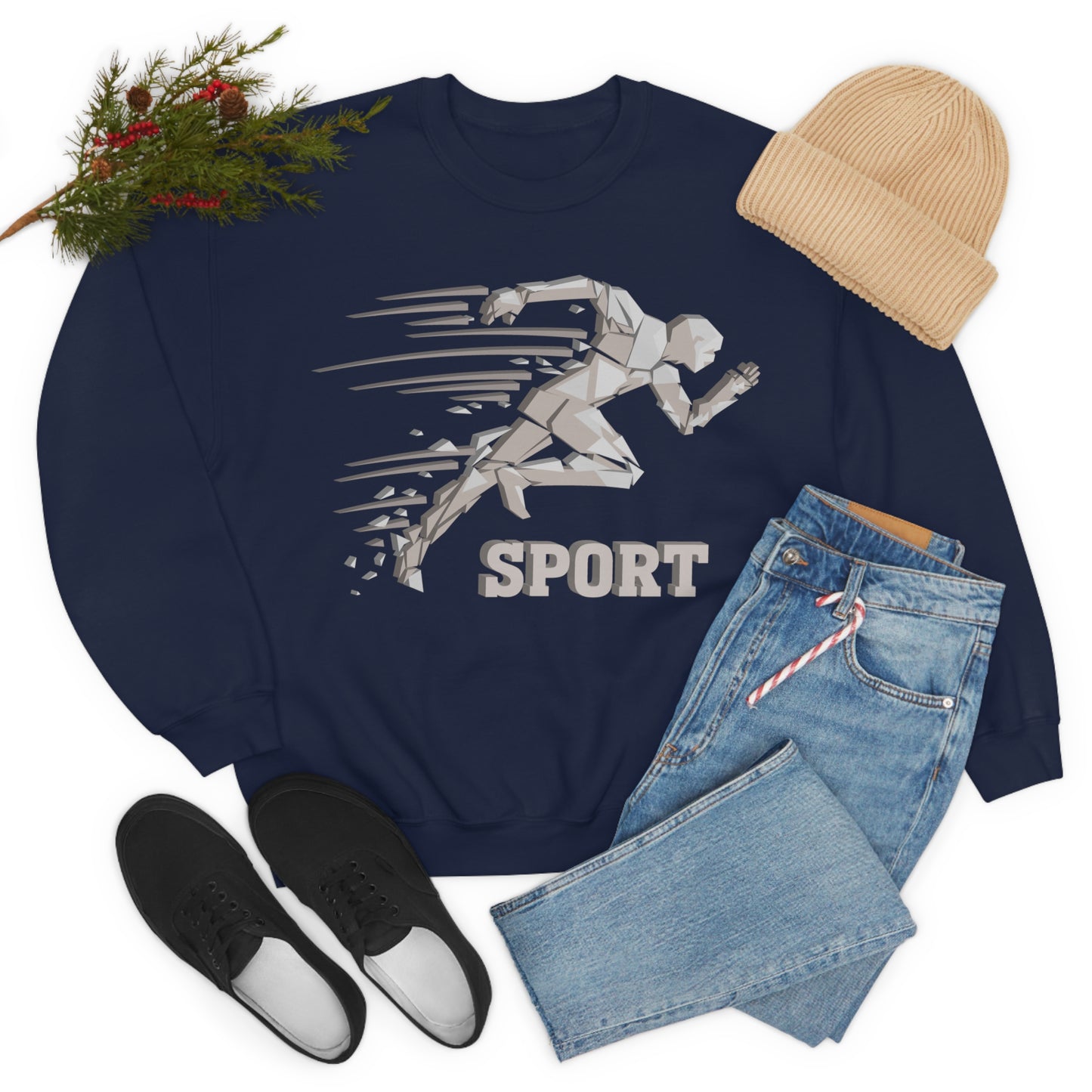 Running is a Sport Crewneck Sweatshirt