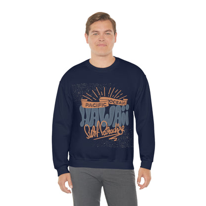 Hawaii Surf Paradise Crewneck Sweatshirt