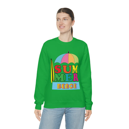 Summer Beach Crewneck Sweatshirt