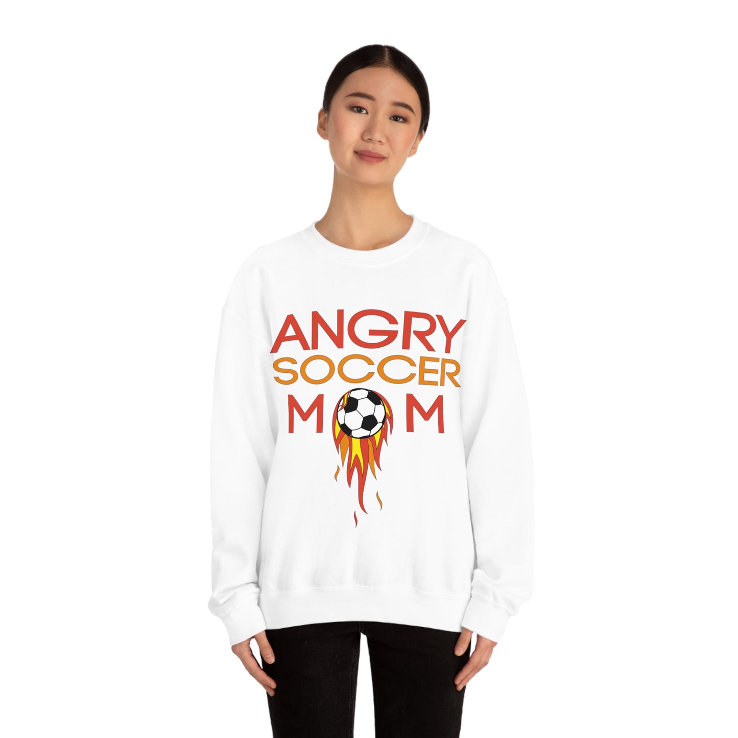 Angry soccer mom Crewneck Sweatshirt