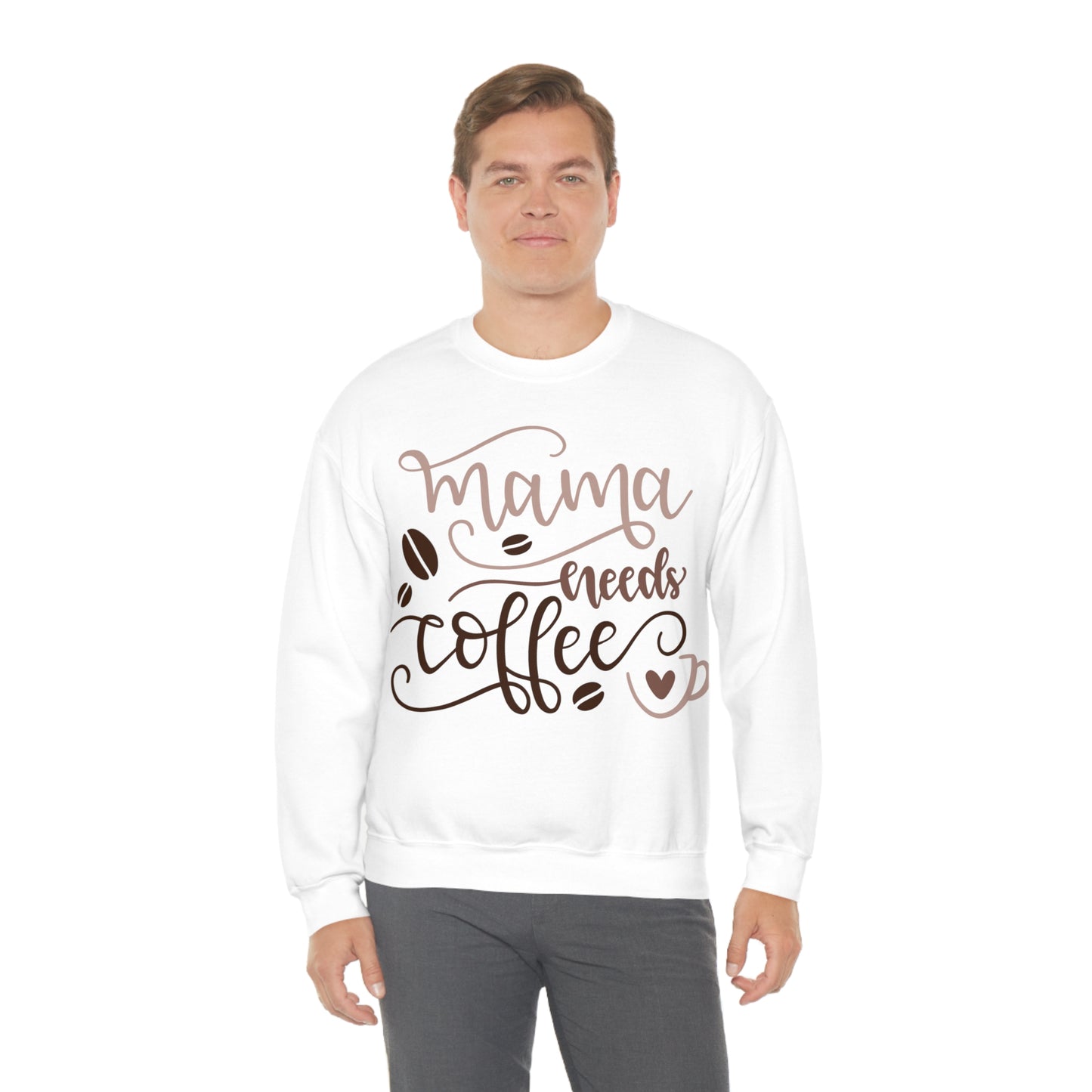 Mama_needs_coffee Crewneck Sweatshirt