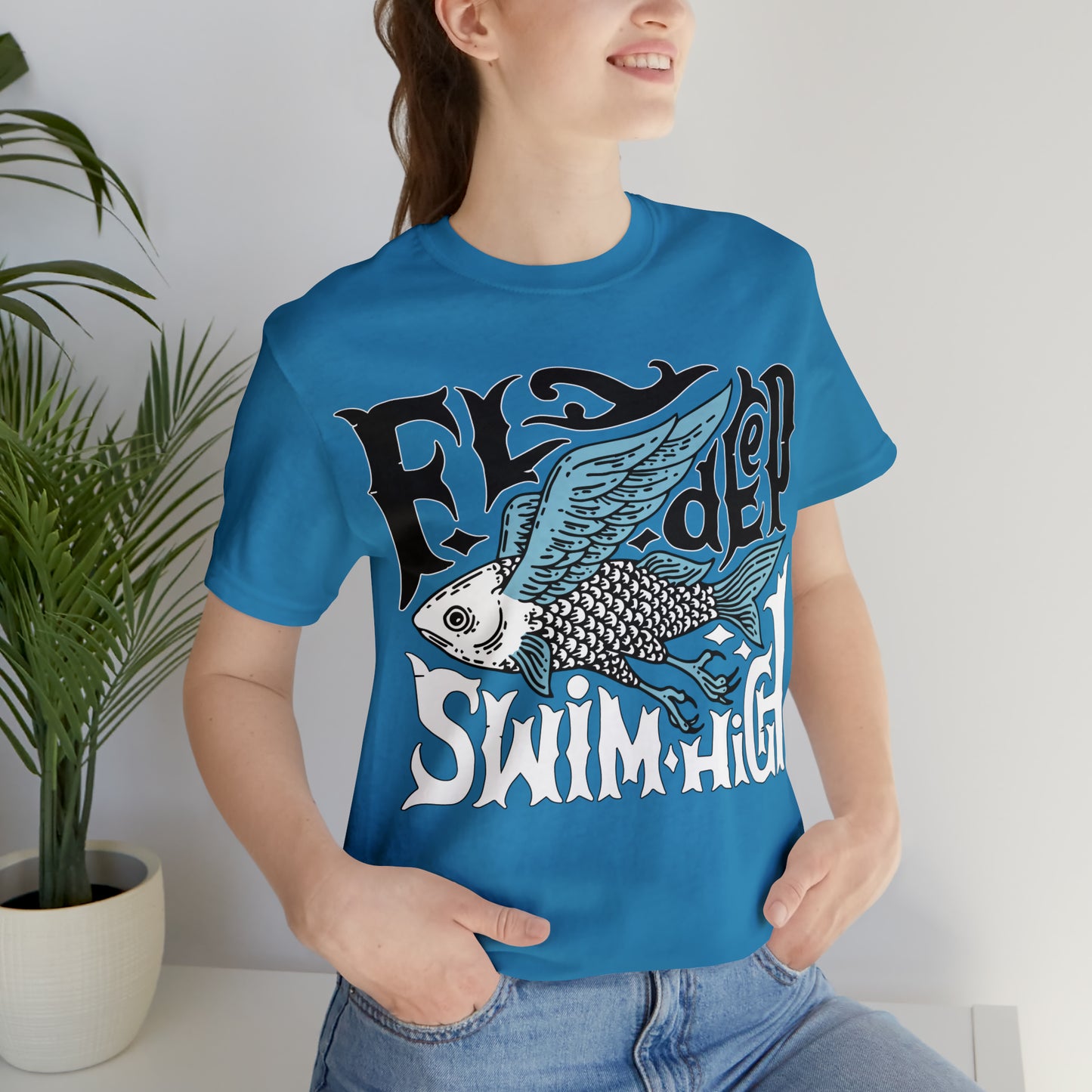 Fly deep swim high T-Shirt