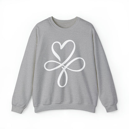 Heart symbol Love Infinity symbol Crewneck Sweatshirt