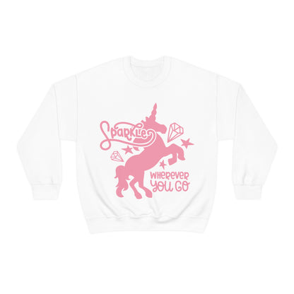 Sparkle unicorn Crewneck Sweatshirt