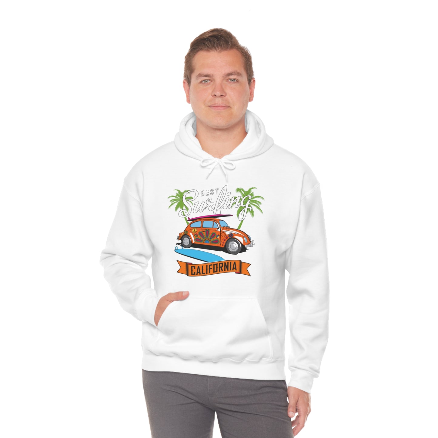 Best Surfing California Buggy Hoodie