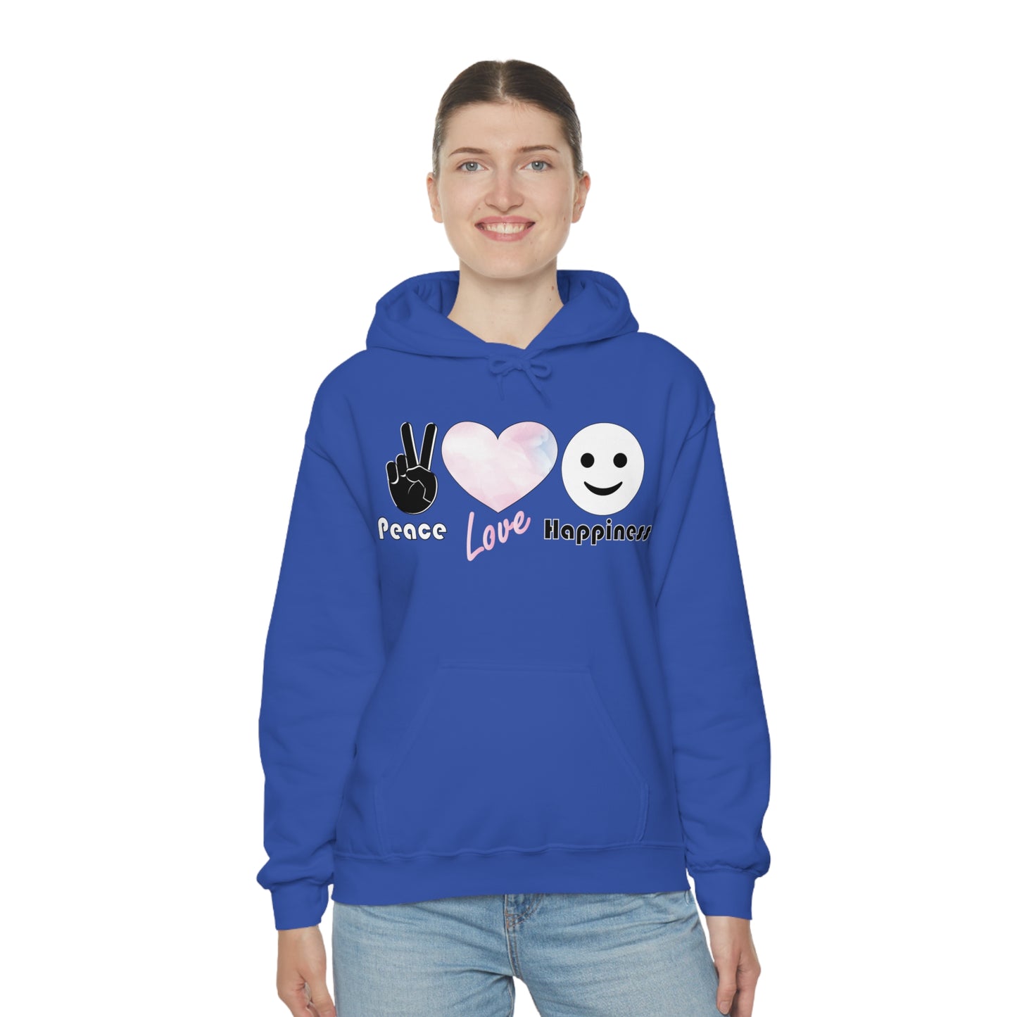 Peace-Love-Happiness Hoodie