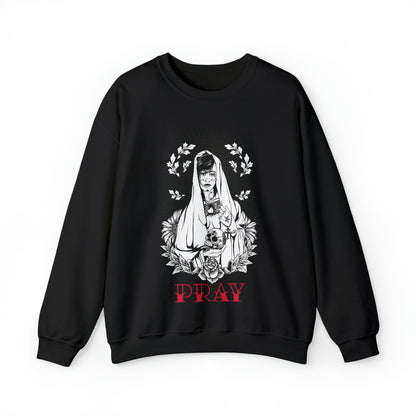 Pray Tattoo Crewneck Sweatshirt