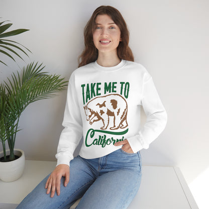 Take me to California Crewneck Sweatshirt