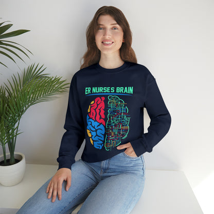 Nurses brain Crewneck Sweatshirt