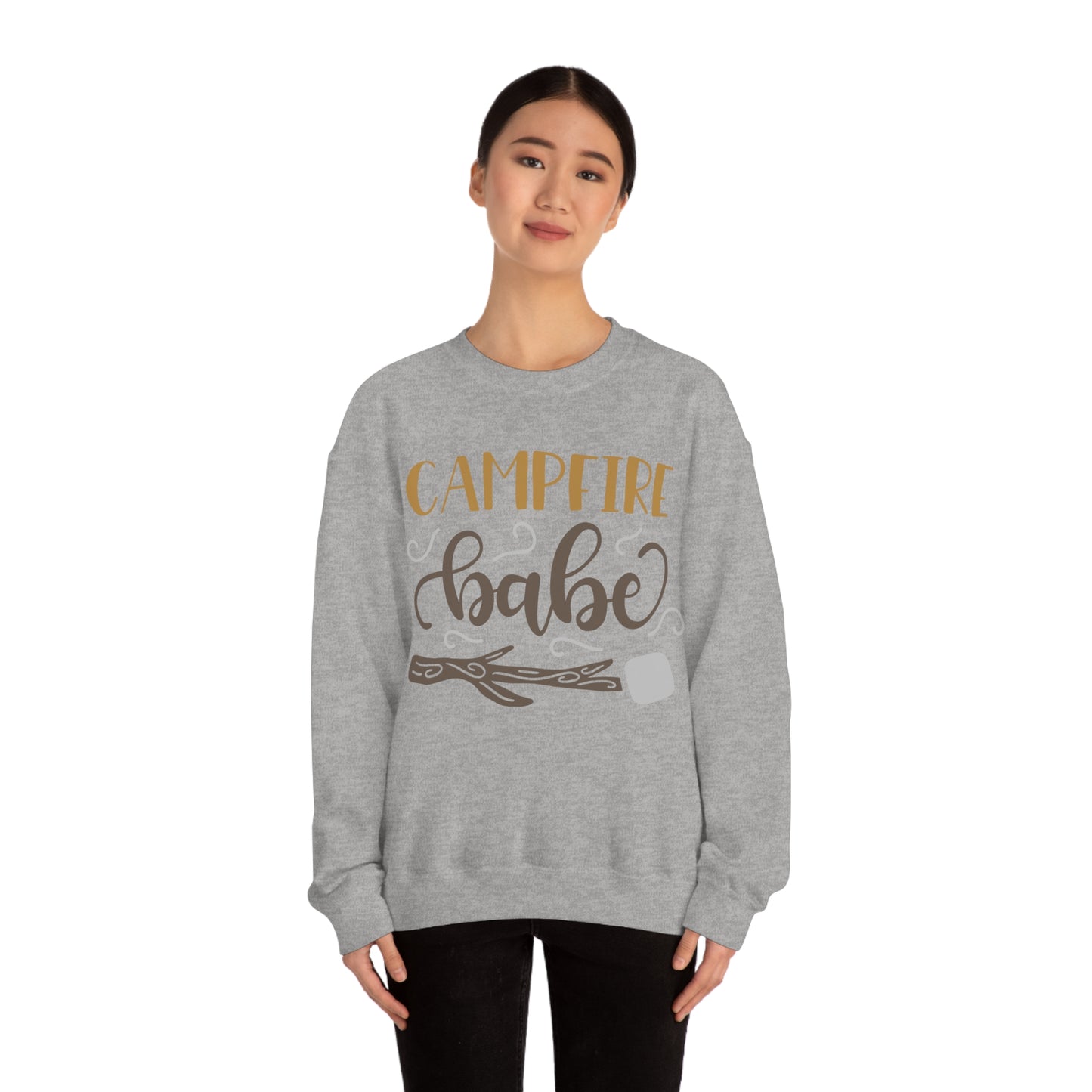 Campfire_babe Crewneck Sweatshirt