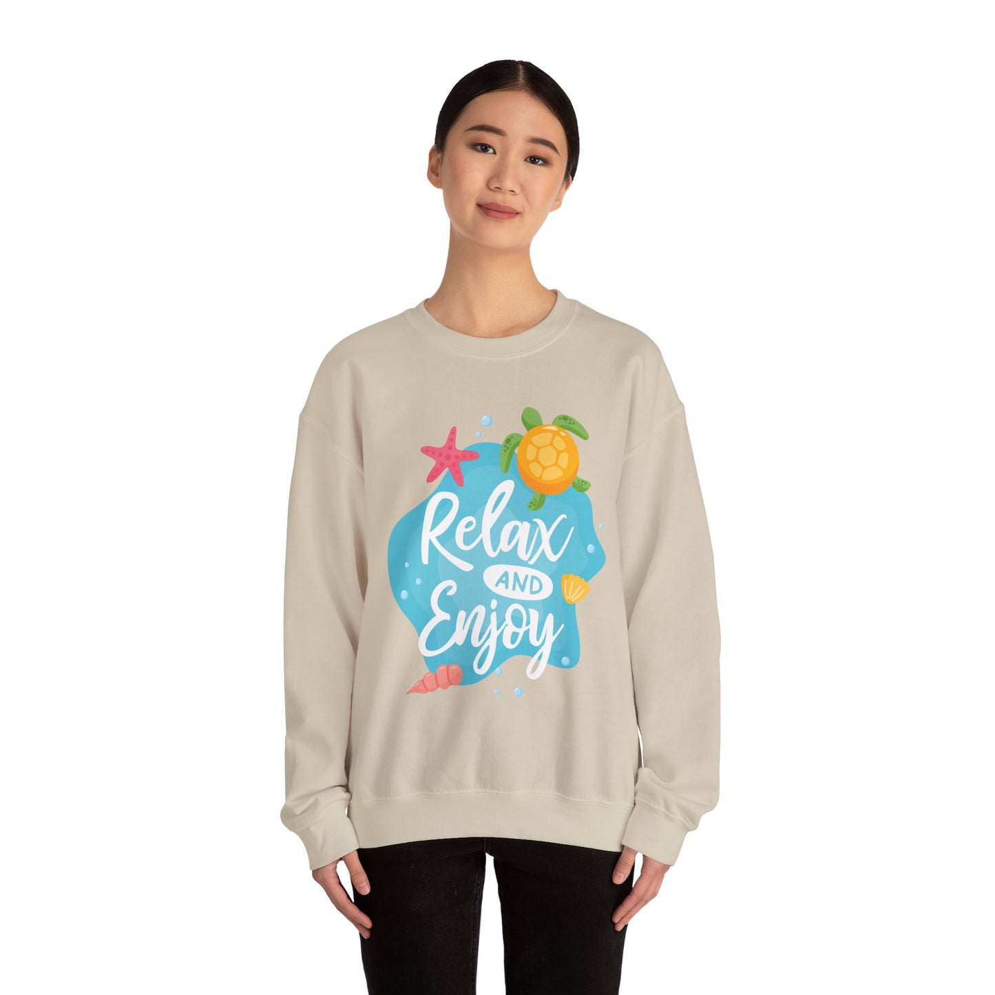 Relax and Enjoy the Beach Crewneck Sweatshirt