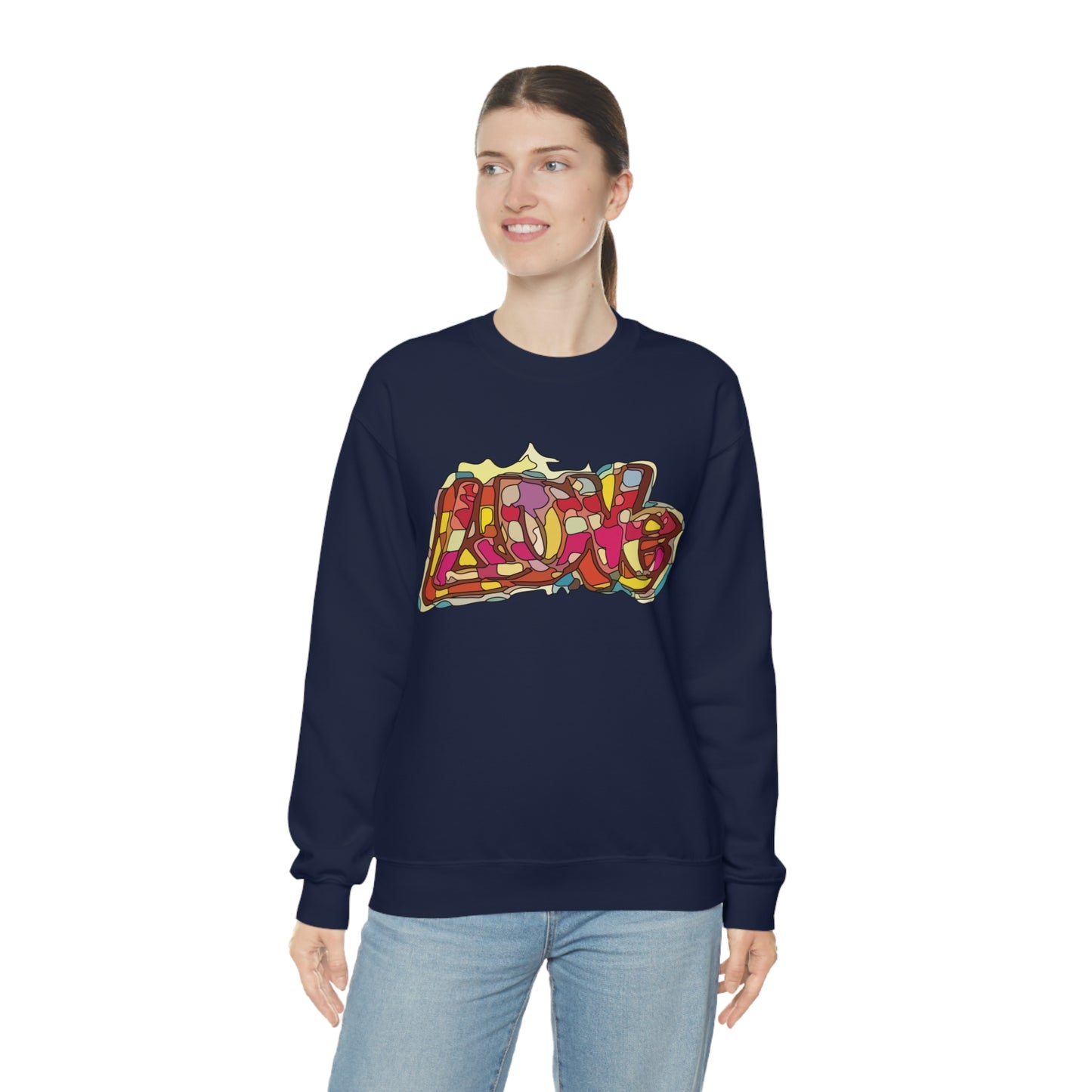 Love in graffiti Crewneck Sweatshirt