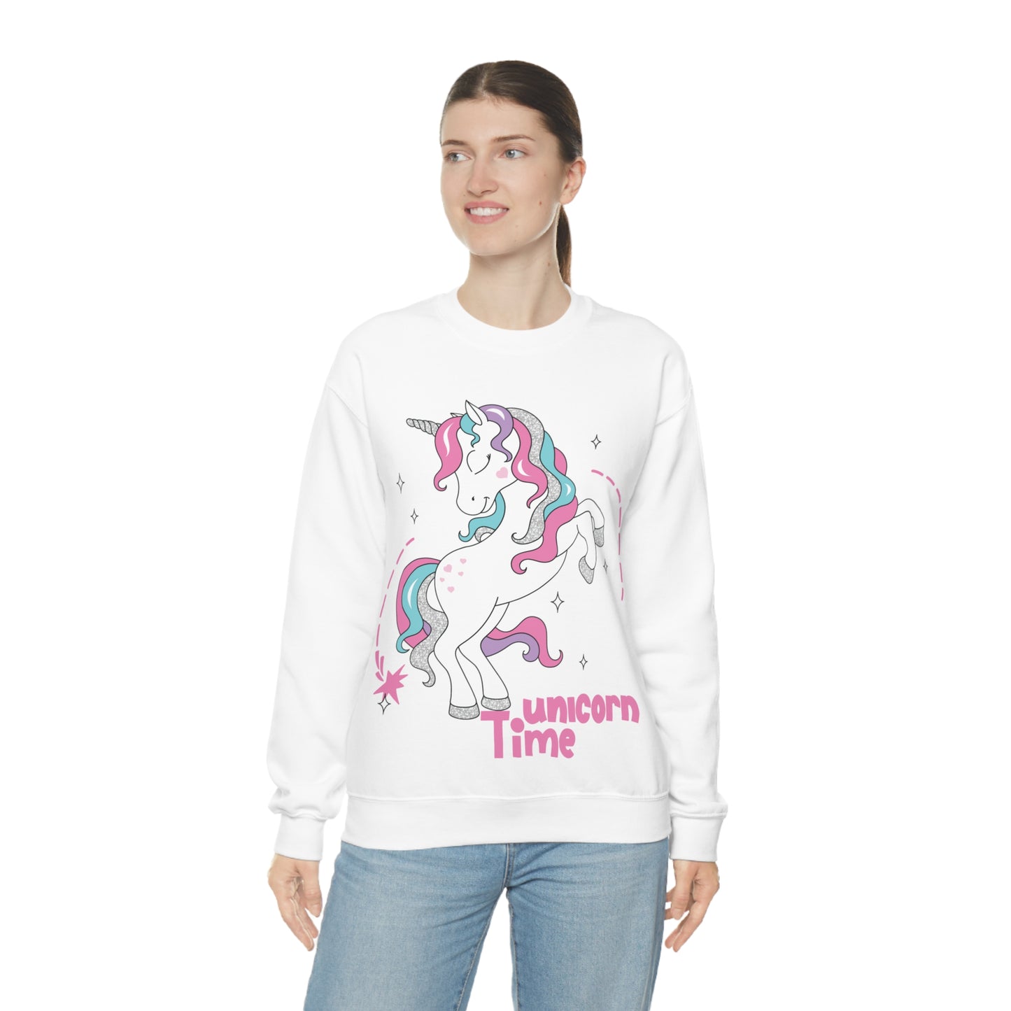 Unicorn time Crewneck Sweatshirt