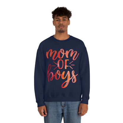 mom of boys Crewneck Sweatshirt