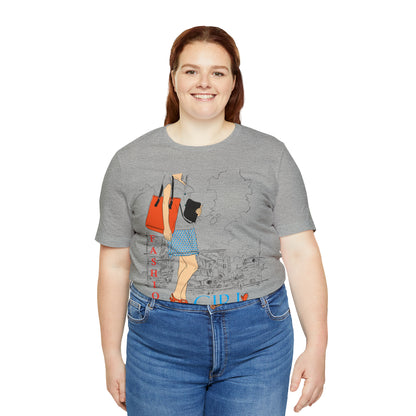 Fashion girl with a bag T-Shirt