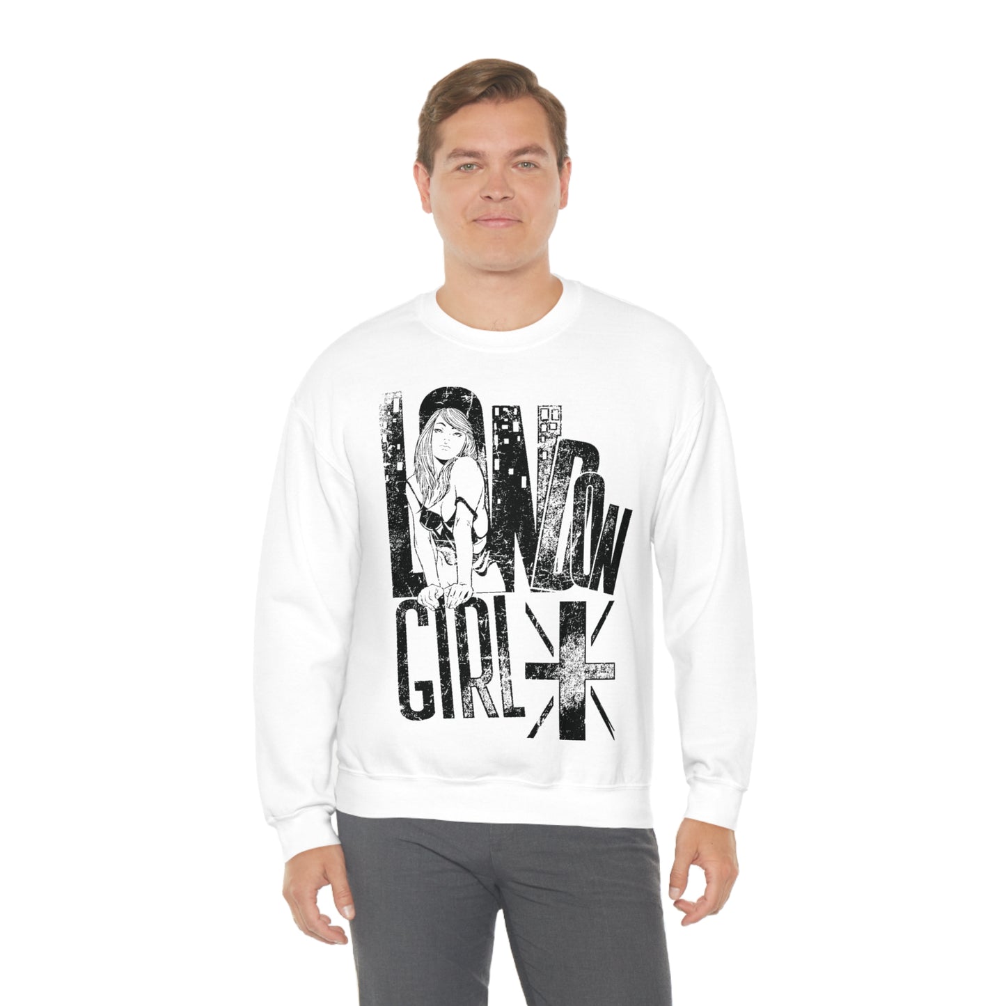 London_Girl Crewneck Sweatshirt