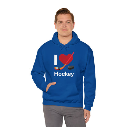 I love hockey Hoodie