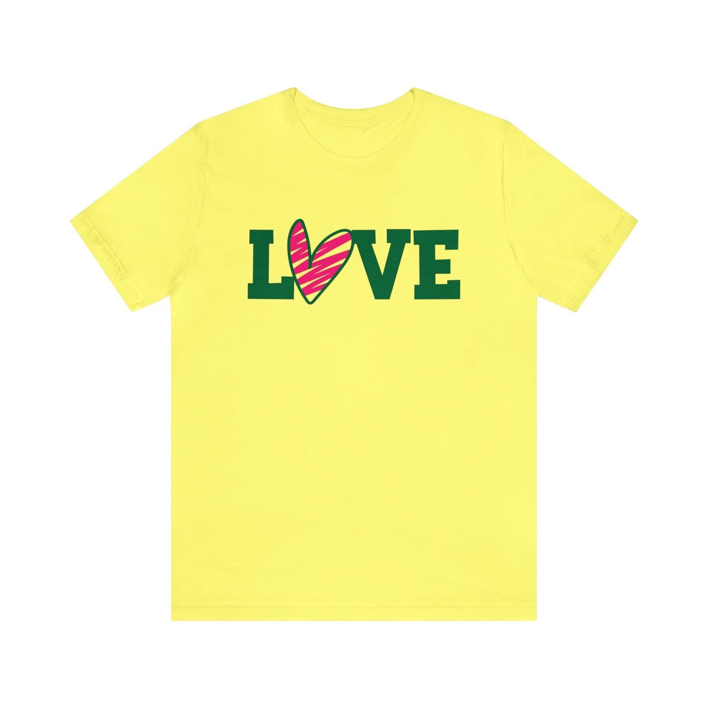 Love stripped heart T-Shirt