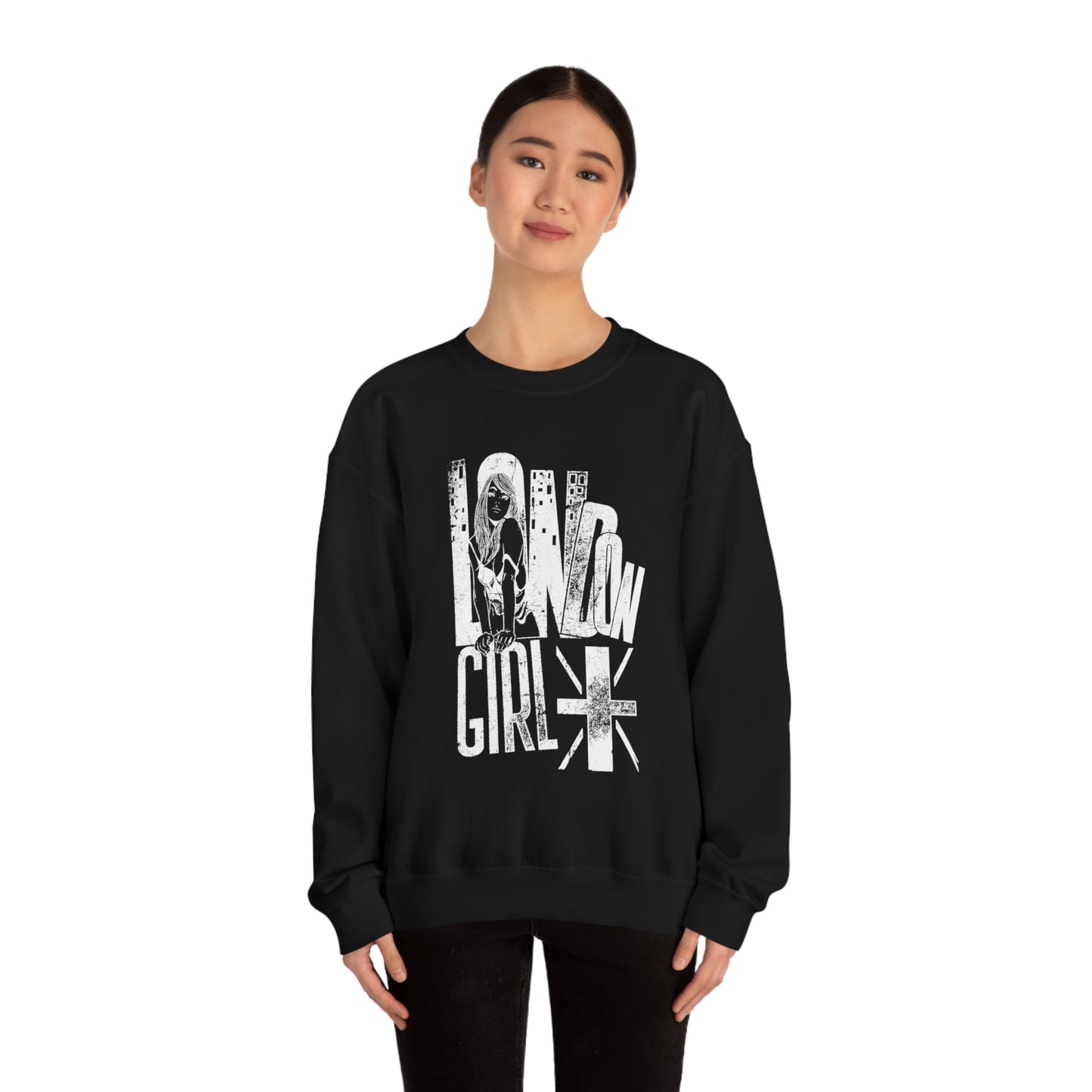 London Girl Crewneck Sweatshirt