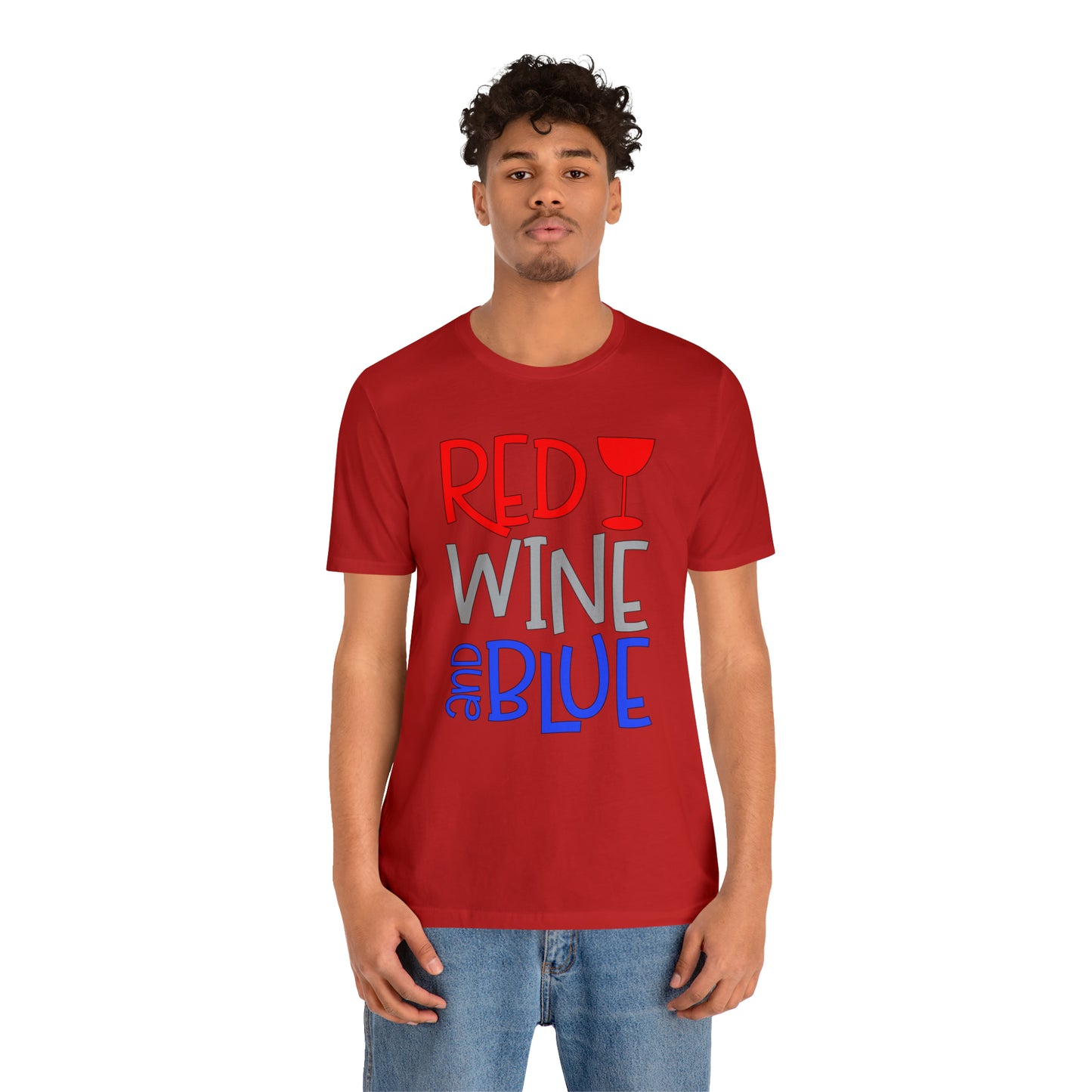 Red Wine Blue T-Shirt