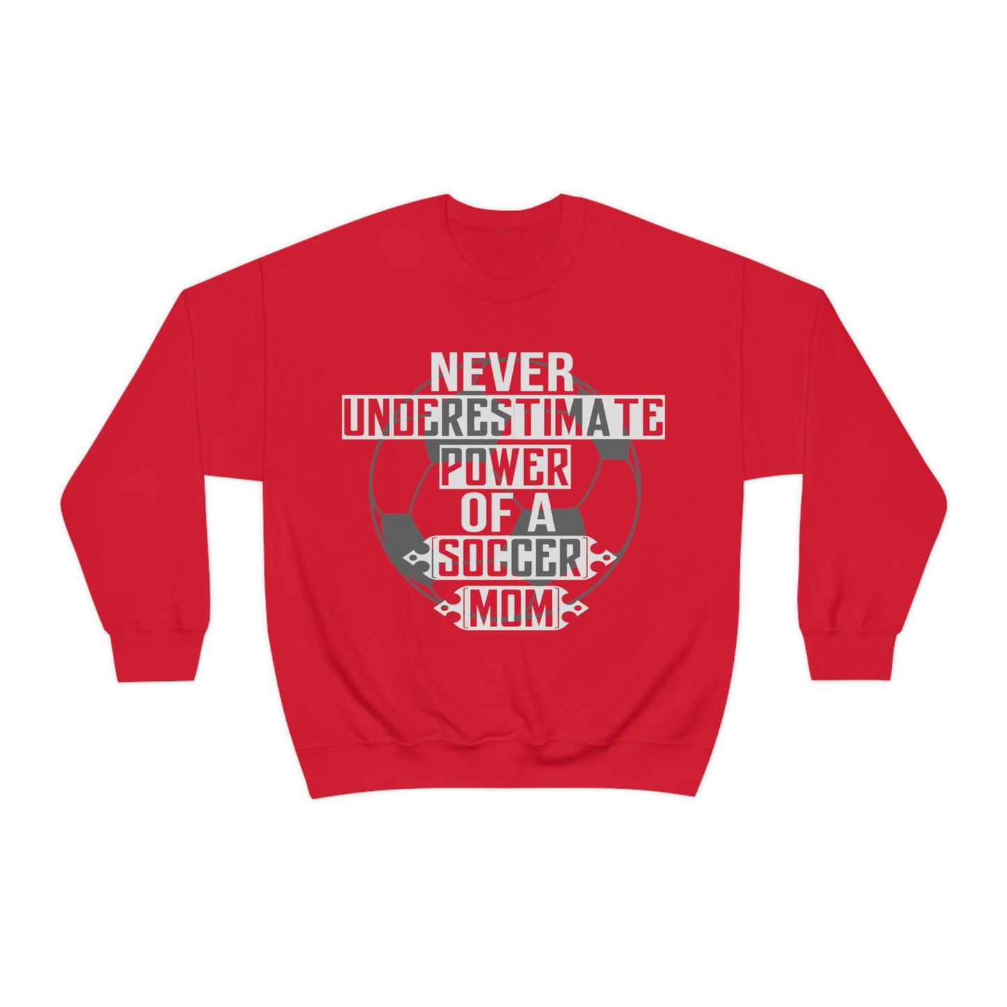 Power of a Soccer mom Crewneck Sweatshirt