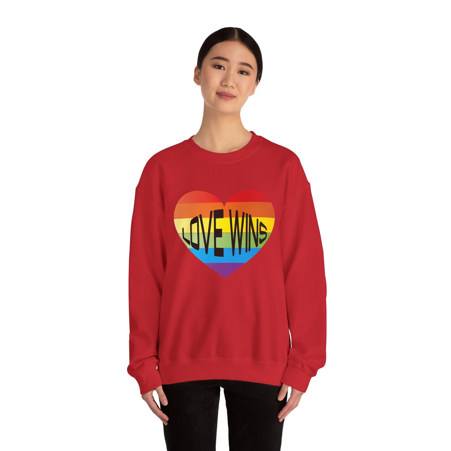 Love wins LGBTQ Crewneck Sweatshirt