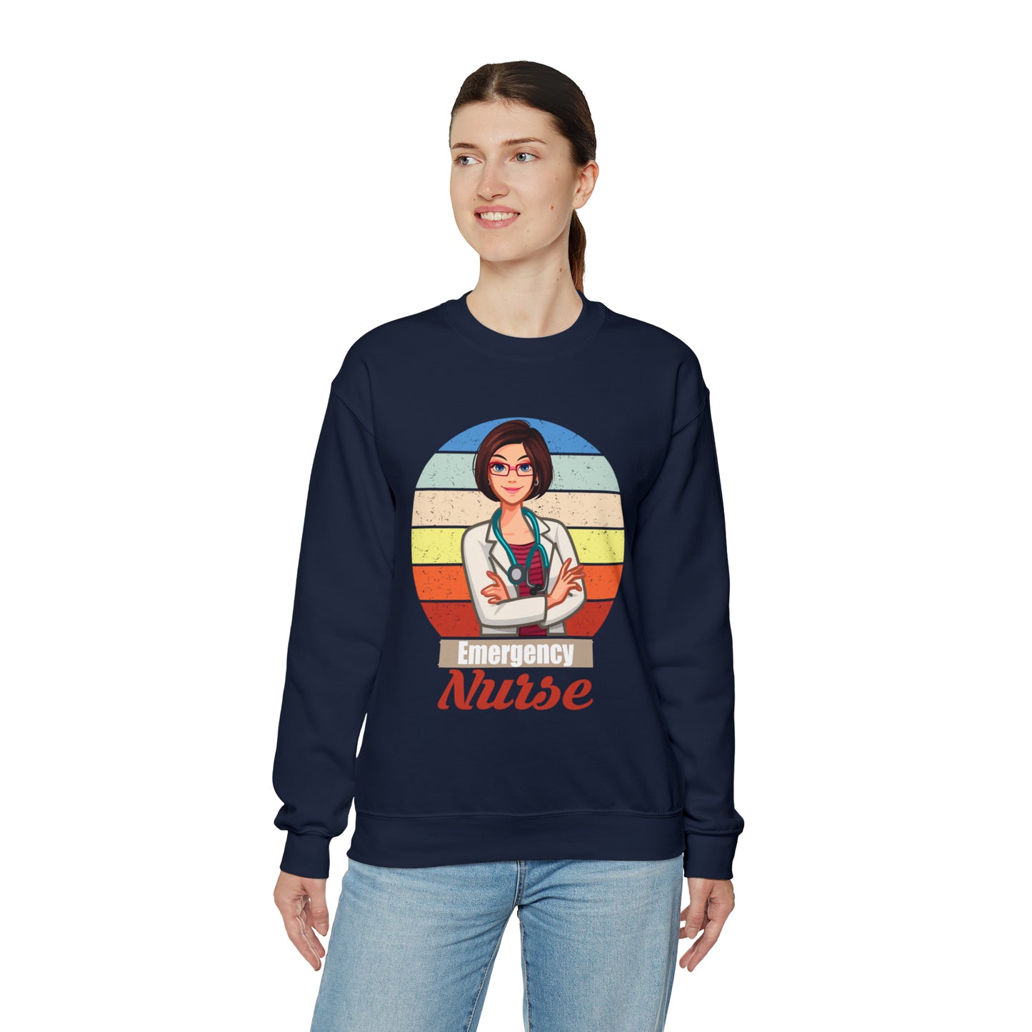 Emergency Nurse Crewneck Sweatshirt