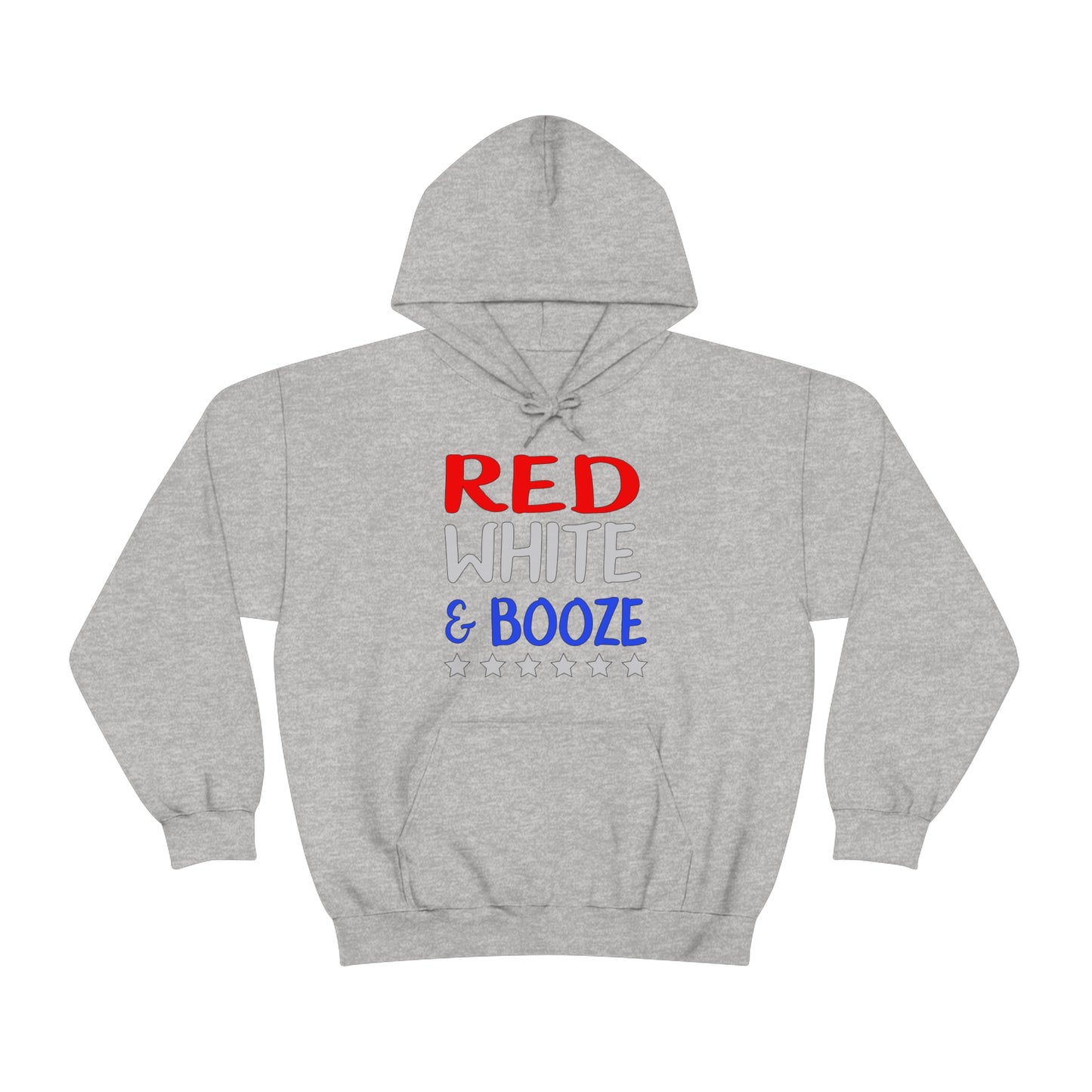 Red  White Booze Hoodie