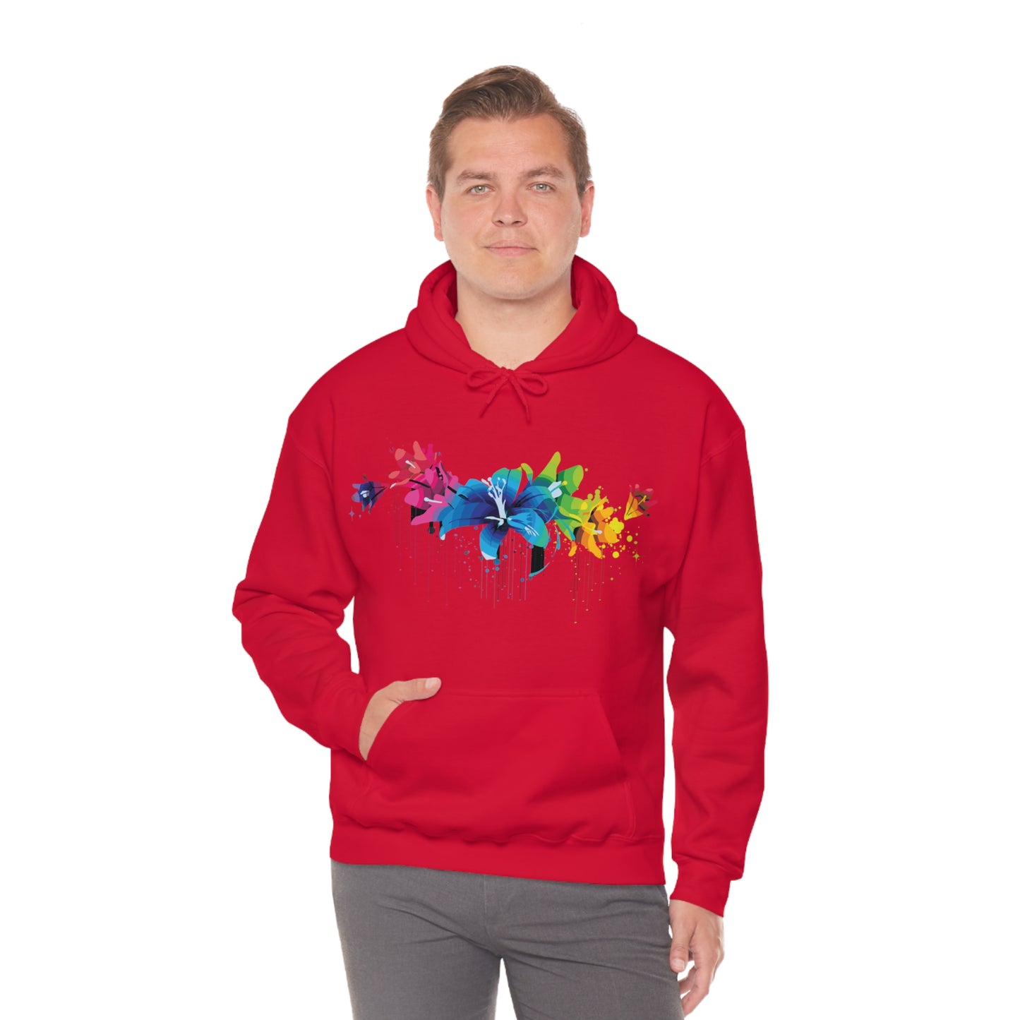 Beautiful colorful flowers Hoodie