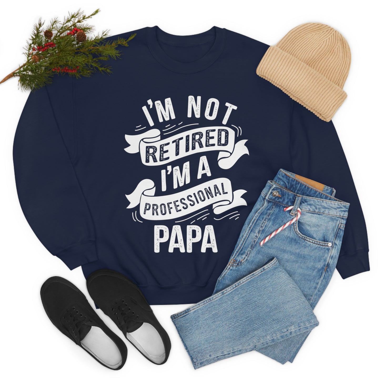 Professional Papa Crewneck Sweatshirt