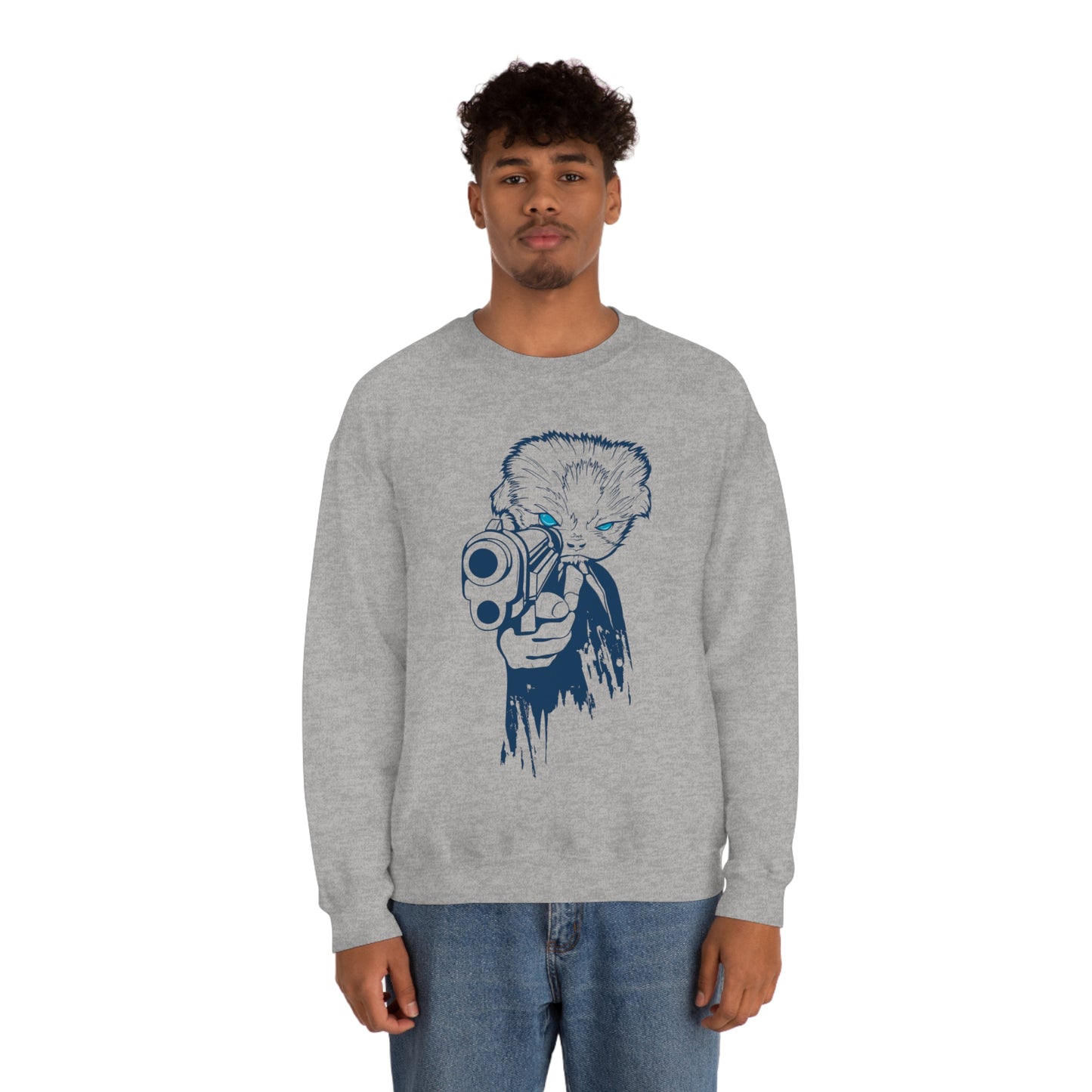 Freeze Pussycat Crewneck Sweatshirt