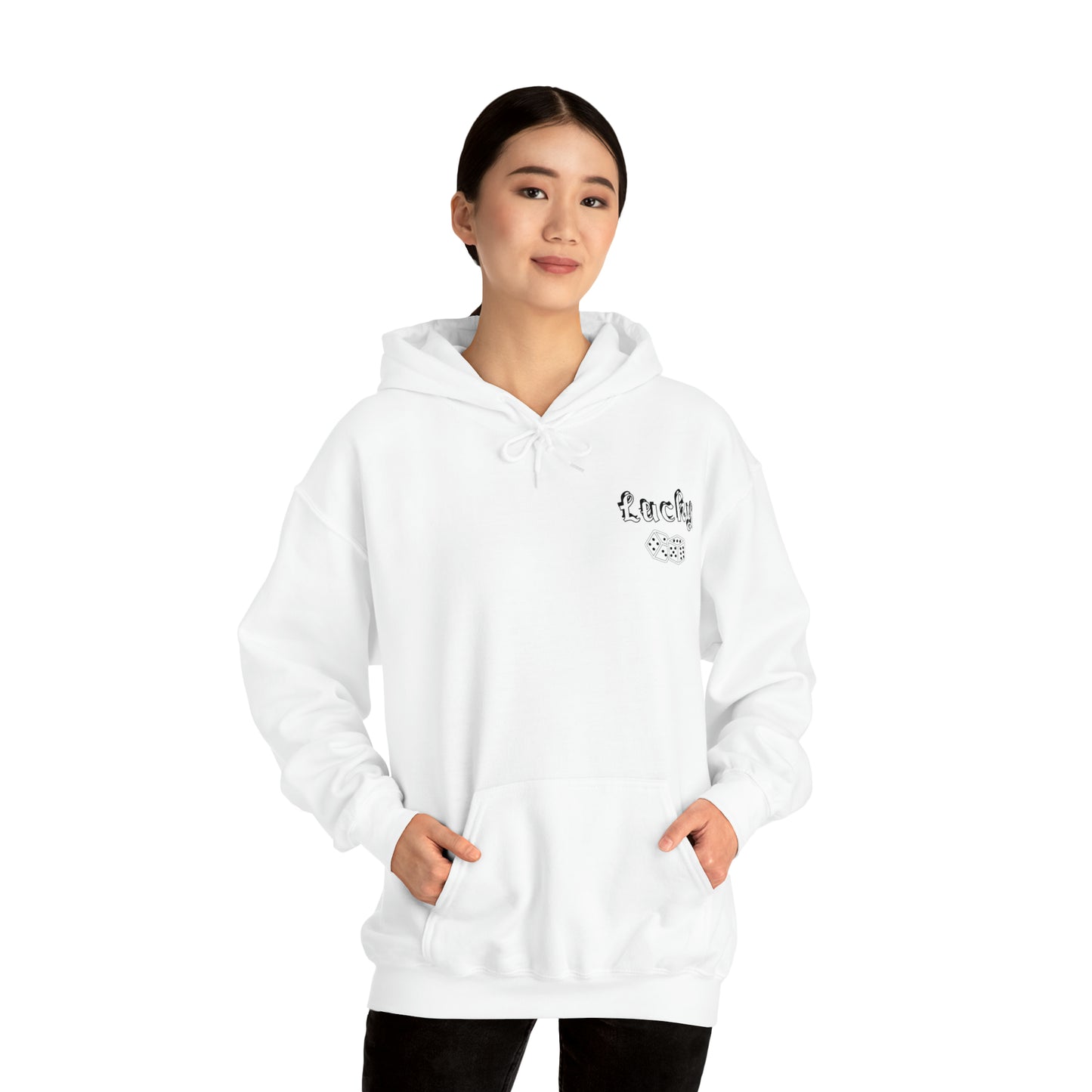 Lucky Front and back Hoodie