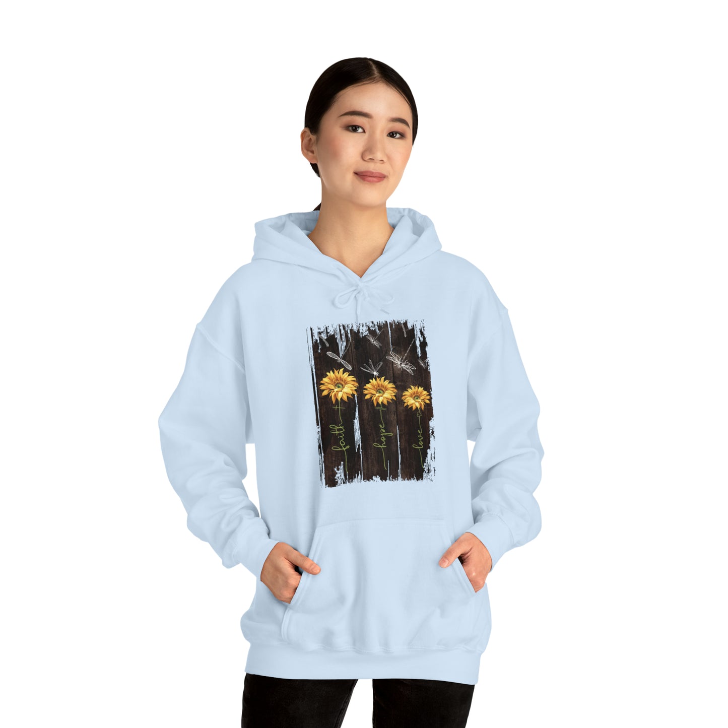 Sunflowers Faith hope love Hoodie