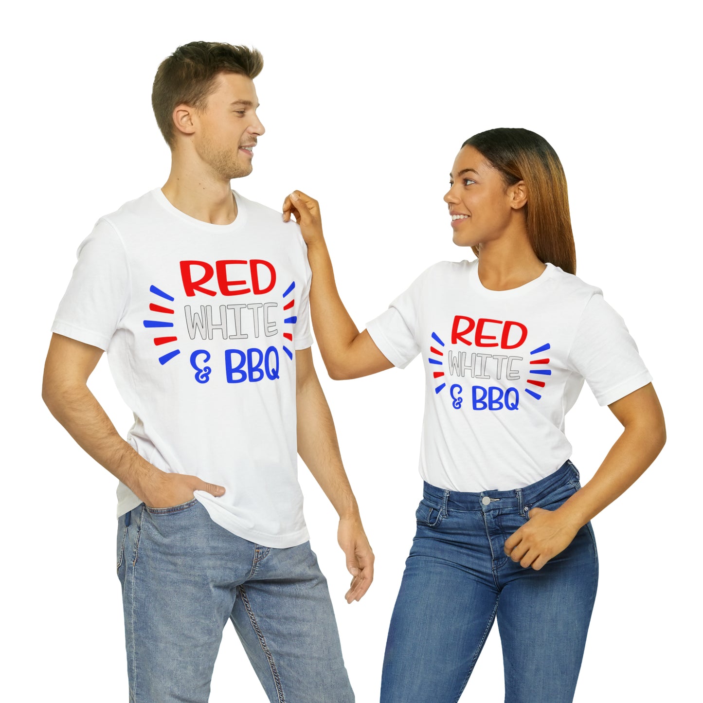 Red White BBQ T-Shirt