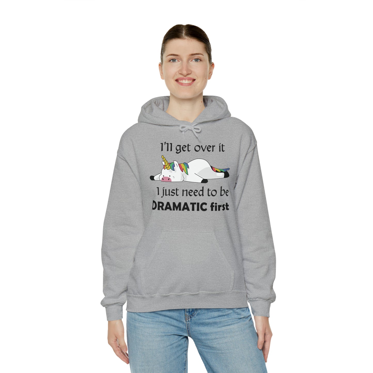 Dramatic Unicorn Hoodie