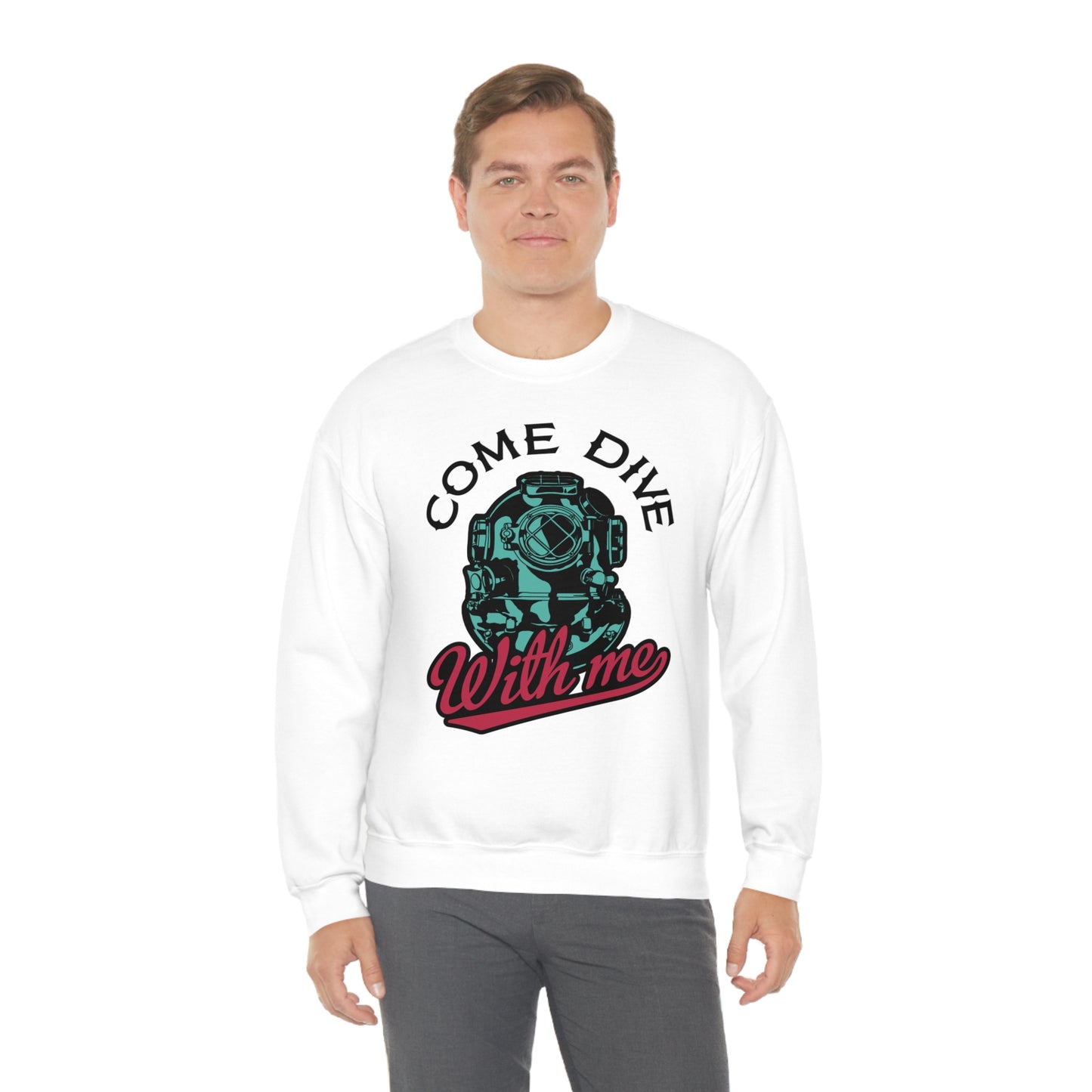 Come dive with me Crewneck Sweatshirt