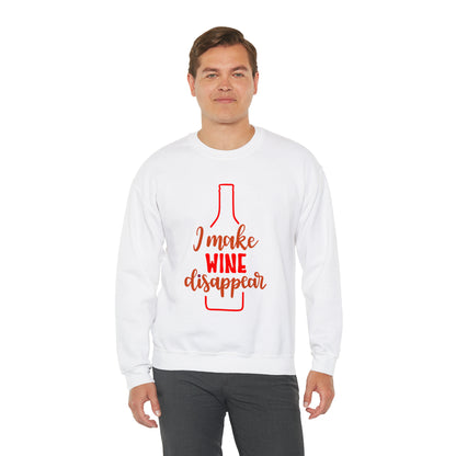 I_make_wine_disappear Crewneck Sweatshirt